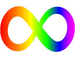 Infini coloré, symbole historique de la neurodiversité